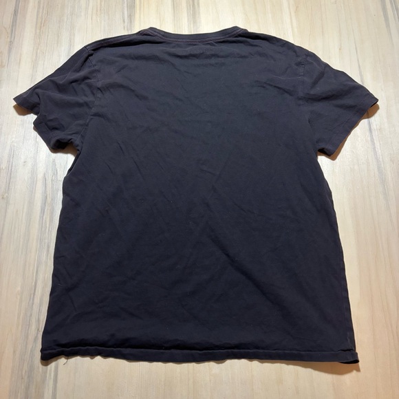 American Eagle Outfitters Y2K Black Tee with Eagle Graphic - Picture 2 of 4